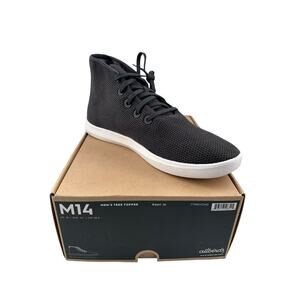 Men's Allbirds Tree Toppers Shoes Black Lace Up Athletic Comfort Sneakers Sz 14